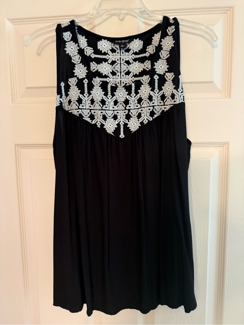 Breezy Embroidered Top